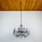 Mid-Century Metal & Crystal Chandelier, Italy, 1970s, Image 9