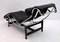 Le Corbusier LC4 Chaise Longue in Genuine Leather and Steel, Italy, 1980s 7