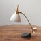 Mid-Century German Brass Desk Lamp, Image 4