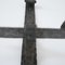 Mid-Century French Brutalist Iron Double Arm Wall Light, Image 6