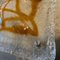 Apliques de pared era espacial de cristal de Murano naranja y blanco de Mazzega, años 70. Juego de 2, Imagen 7