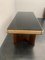 Tavolo Art Déco in palissandro e pergamena con ripiano in vetro nero, Immagine 7