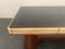 Art Deco Tisch aus Palisander und Pergament mit Platte aus schwarzem Glas 5
