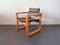 Fauteuil Cubique par Ate Van Apeldoorn pour Houtwerk Hattem, Pays-Bas, 1960s 1