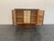 Art Deco Bar Cabinet in Rosewood and Parchment with Top in Black Glass 9