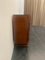 Art Deco Bar Cabinet in Rosewood and Parchment with Top in Black Glass 7