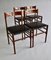 Mid-Century Modern Rosewood Dining Chairs, Set of 4 1