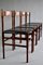 Mid-Century Modern Rosewood Dining Chairs, Set of 4, Image 3