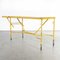 French Army Industrial Yellow Table, 1960s 3
