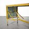 French Army Industrial Yellow Table, 1960s 12