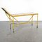 French Army Industrial Yellow Table, 1960s 4