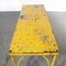 French Army Industrial Yellow Table, 1960s 5