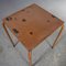 Model 836.6 French Metal Garden Table in Red and Orange, 1950s, Image 6