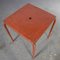 Model 836.1 French Metal Garden Table in Red, 1950s 6