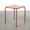 Model 836.1 French Metal Garden Table in Red, 1950s, Image 1