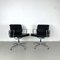 Sedia Pad Group in pelle nera di Herman Miller per Vitra, Immagine 9