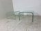 Glass Waterfall Side Table from Fiam, 1980s, Image 3