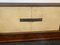 Art Deco Sideboard in Rosewood and Parchment with Top in Black Glass 7