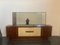 Art Deco Sideboard in Rosewood and Parchment with Top in Black Glass, Image 14