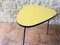 Mid-Century Yellow and Black Side Table on Tripod Legs, 1960s 5