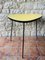 Mid-Century Yellow and Black Side Table on Tripod Legs, 1960s 1