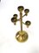 Brass Candleholder by Metalsmith Fordos, 1970s, Image 3