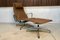 EA 124 Aluminium Lounge Chair & EA 125 Ottoman by Charles & Ray Eames for Vitra, 1958, Set of 2 2