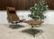 Poltrona EA 124 in alluminio con poggiapiedi EA 125 di Charles & Ray Eames per Vitra, 1958, set di 2, Immagine 4