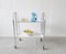 Folding Dinett Serving Trolley in White, 1970s 14