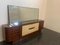 Art Deco Sideboard Set in Rosewood and Parchment with Mirror, Set of 2 2
