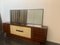 Art Deco Sideboard Set aus Palisander & Pergament mit Spiegel, 2er Set 3
