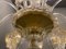 Lustre en Verre de Murano Doré par La Murrina, Italie 13