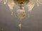 Italienischer Kronleuchter aus Muranoglas in Gold von La Murrina 15