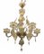 Italian Murano Glass Gold Chandelier by La Murrina 1