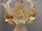 Italienischer Kronleuchter aus Muranoglas in Gold von La Murrina 12