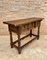 Late 19th Century Catalan Spanish Hand Carved Walnut Console Table 3