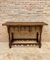 Late 19th Century Catalan Spanish Hand Carved Walnut Console Table 1