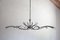 Lámpara de araña italiana estilo Lumi Milano, años 50, Imagen 2