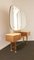 Mid-Century Art Deco Style Walnut & Brass Dressing Table with Stool by A.A. Patijn for Zijlstra Joure 4