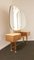 Mid-Century Art Deco Style Walnut & Brass Dressing Table with Stool by A.A. Patijn for Zijlstra Joure, Image 4