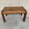 Brutalist Oak Mid-Century Belgium Dining Table, Image 7