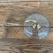 Antique English Glass and Brass Wall Light 7