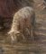 Grande Peinture de moutons au pâturage par A. Charpin, 1906 19