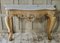Victorian Bleached Oak Console Table with Marble Top, Image 1