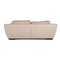 Cremefarbenes Ledersofa von Luxform 11