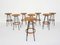 Rattan Barstools from Rohe Noordwolde, the Netherlands, 1950s, Set of 8, Image 2