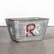 Vintage French Galvanised Feed Container, Image 1