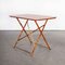French Folding Red Metal Outdoor Table, 1950s, Image 11
