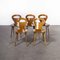 French Baumann Fourmi Dining Chair, 1950s, Set of 5 1