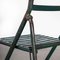 French Army Green Metal Folding Chairs, 1960s, Set of 12 8